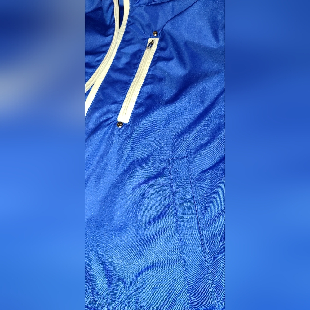 Lauren Ralph Lauren Women's Windbreaker Jacket Blue no Lining‎ M - Picture 4 of 7
